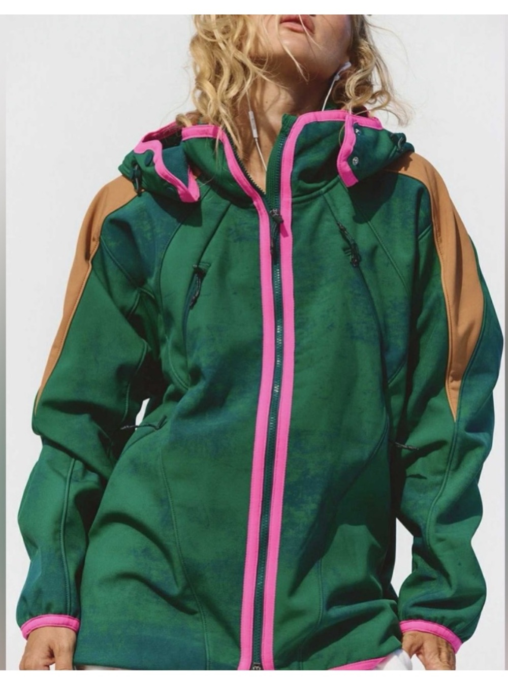 Free People Canyon Crushin jacket- green large
